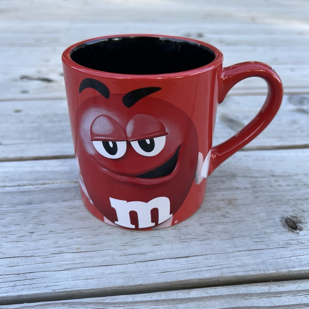 RED M&M COFFEE MUG CUP 2016